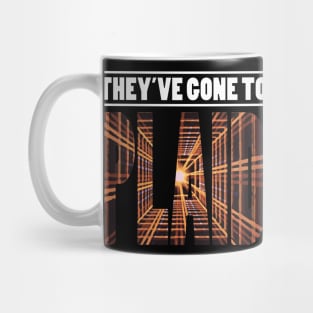 Spaceballs - They've Gone to Plaid (Light Text) Mug